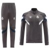 Chaqueta De Entrenamiento Trajes Real Madrid 2024-25 Gris - Hombre